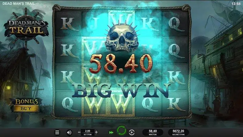 Dead Mans Trail slot screenshot 4