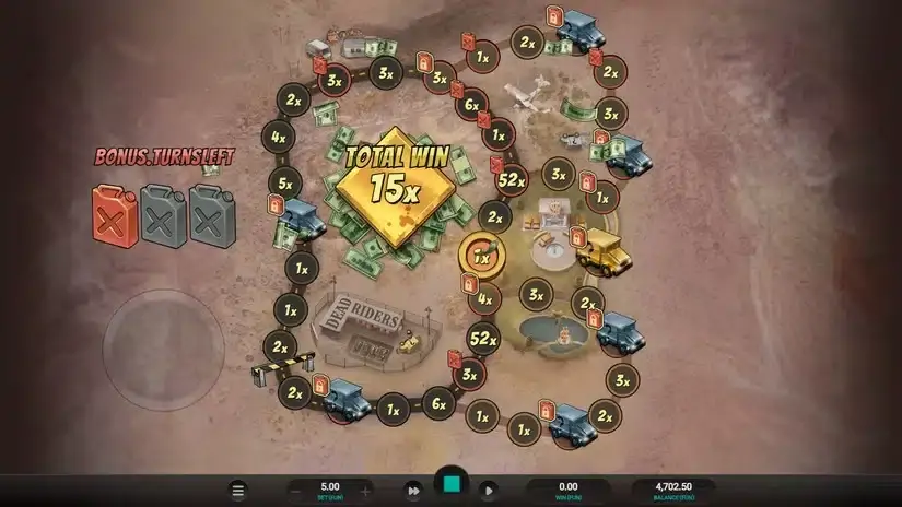 Dead Riders Trail slot screenshot 5