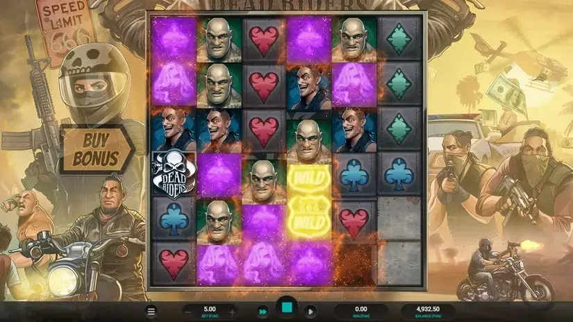 Dead Riders Trail slot screenshot 2