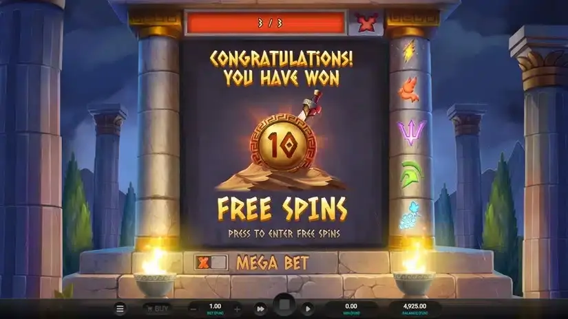 Divine Anarchy slot screenshot 2