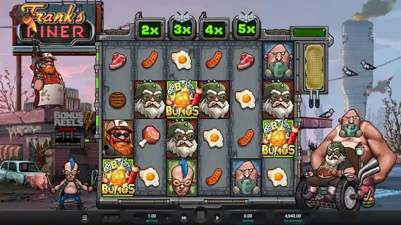 Frank’s Diner slot screenshot 2