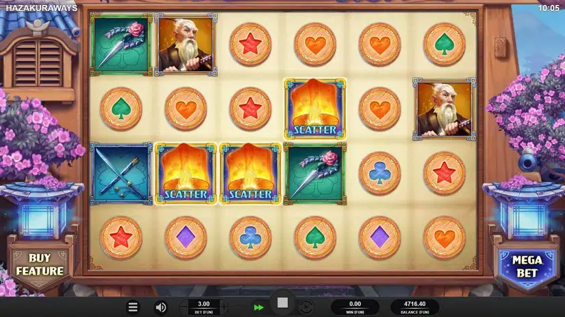 Hazakura Ways slot screenshot 3