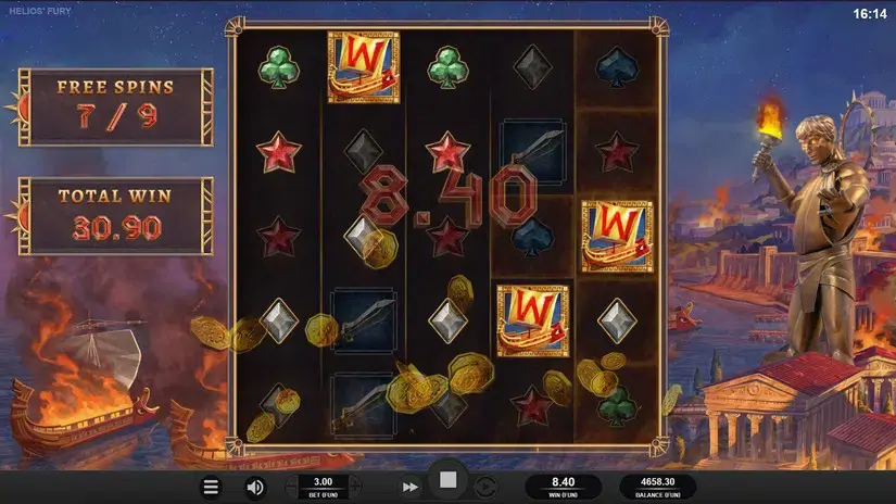 Helios Furya slot screenshot 5