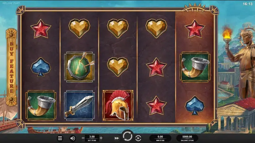 Helios Furya slot screenshot 