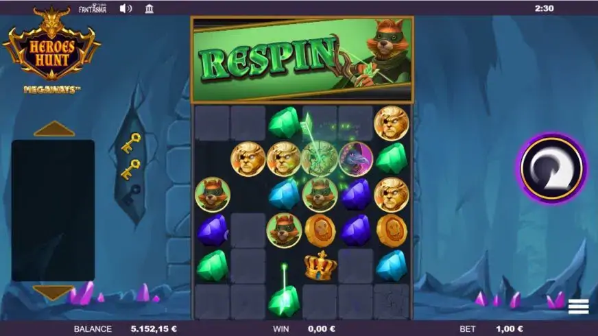 Heroes Hunt Megaways slot screenshot 5