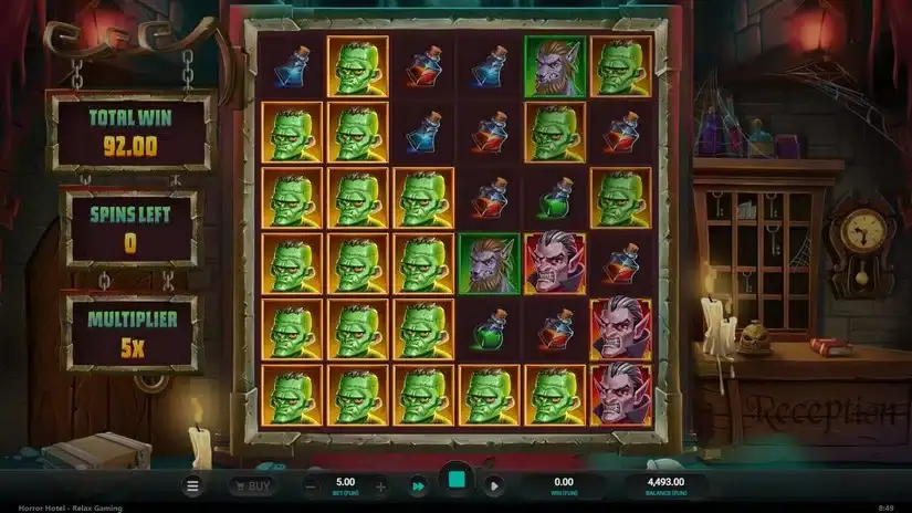 Horror Hotel slot screenshot 7