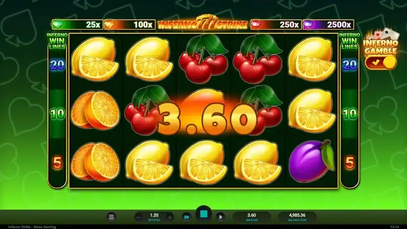 Inferno Strike slot screenshot 4