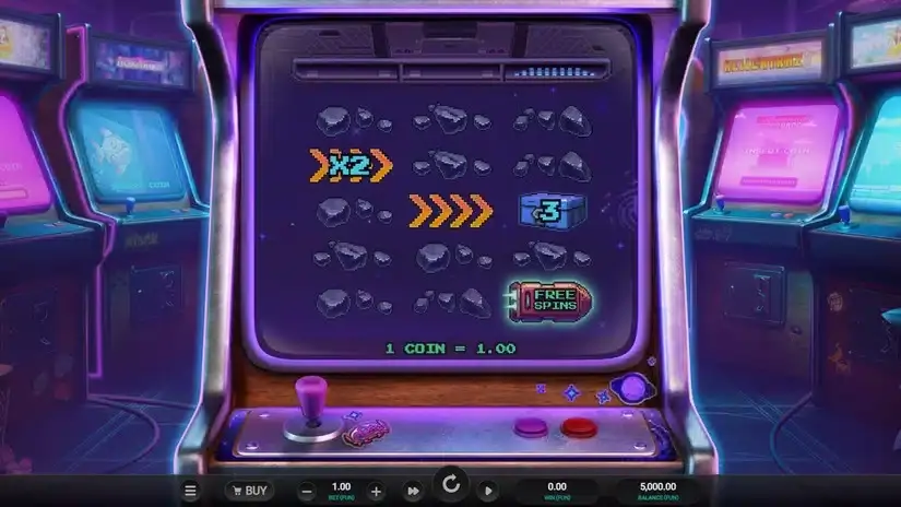 Line Busters Dream Drop slot screenshot 1