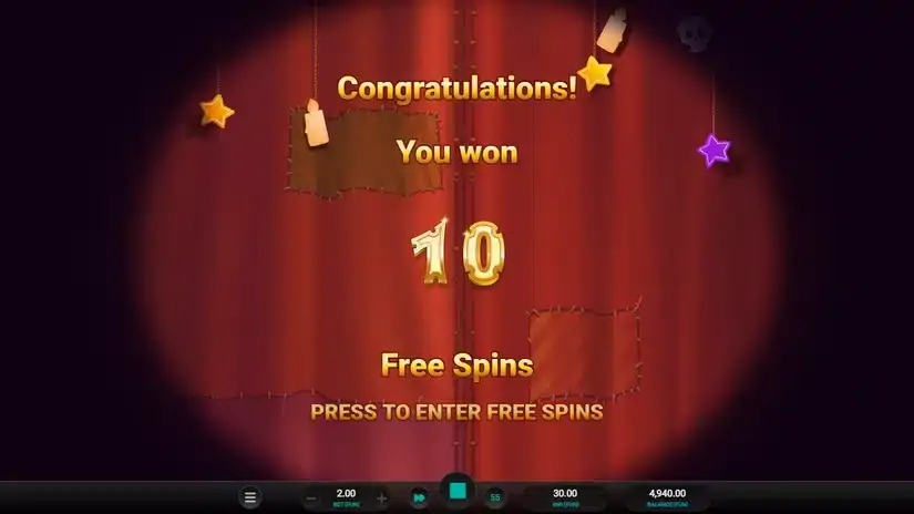 Los Cuatro Esqueletos slot screenshot 2