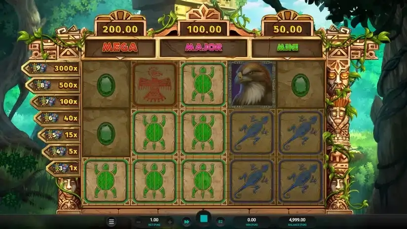 Masked Treasures slot screenshot 4