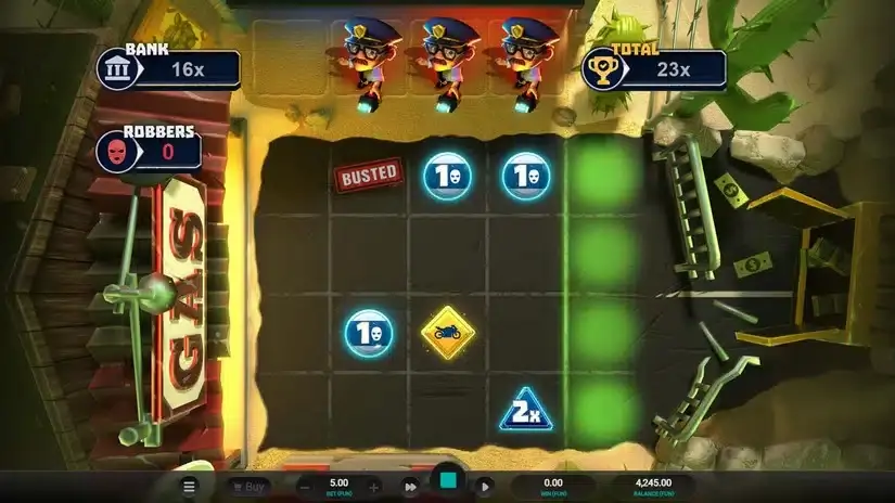 Mega Heist slot screenshot 5