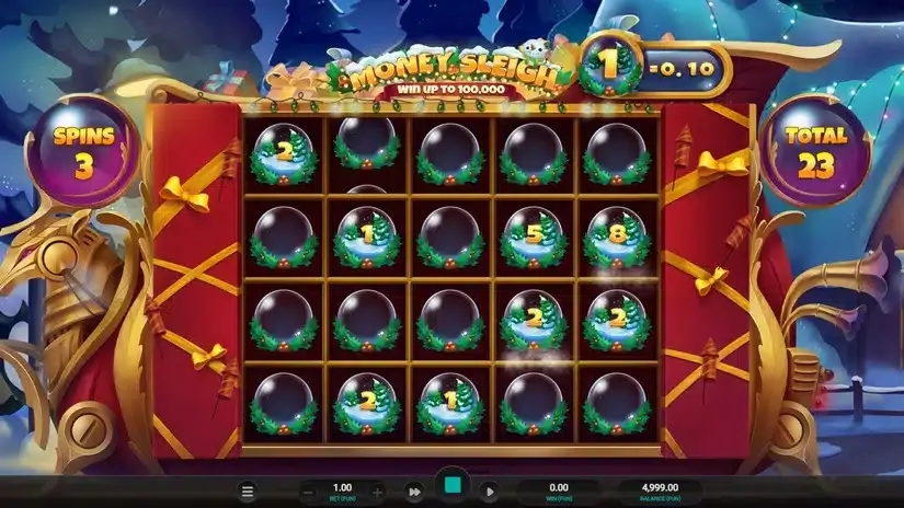 Money Sleigh slot screenshot 2