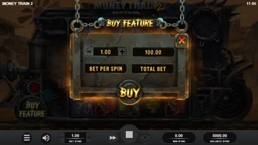 Money Train 2 slot screenshot 3