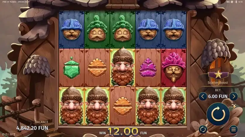 Pine of Plinko Dream Drop slot screenshot 3