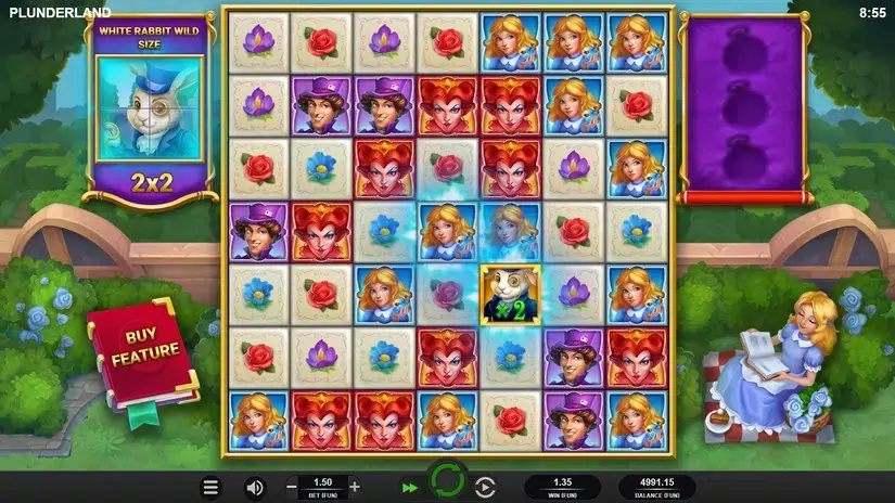 Plunderland slot screenshot 2