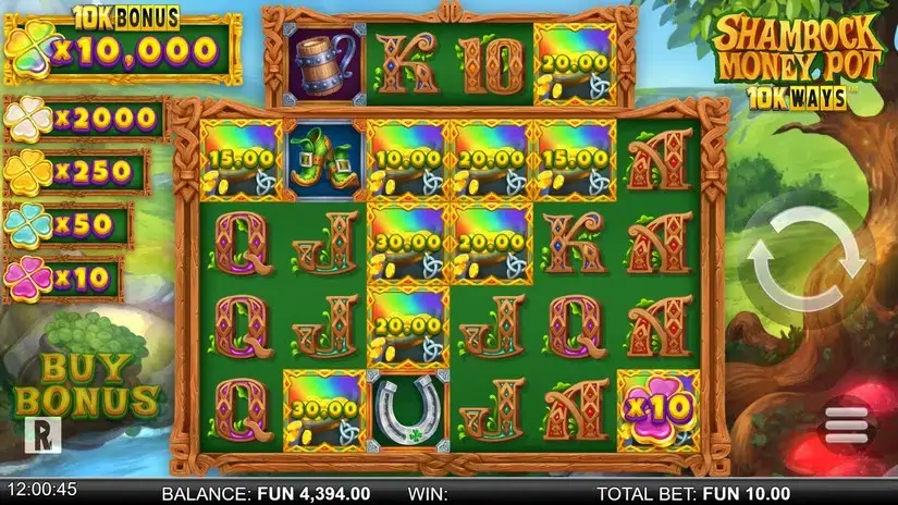 Shamrock Money Pot 10K ways slot screenshot 3