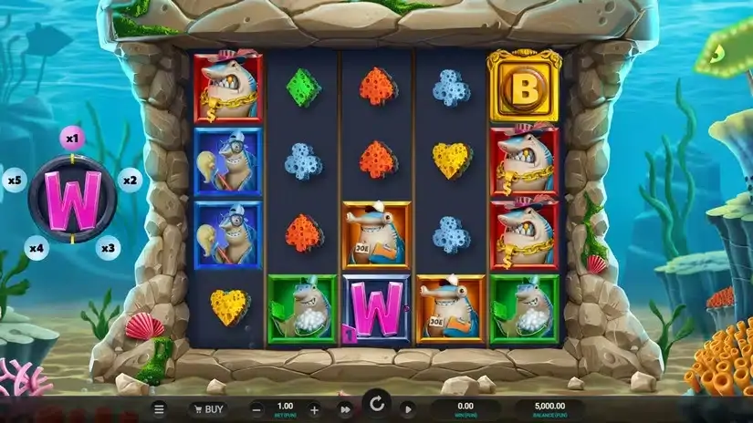 Shark Wash slot screenshot 