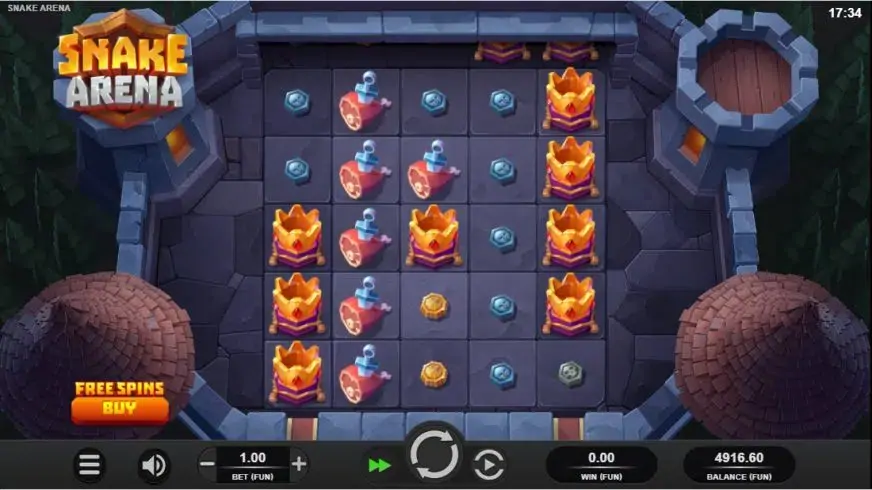 Snake Arena slot screenshot 