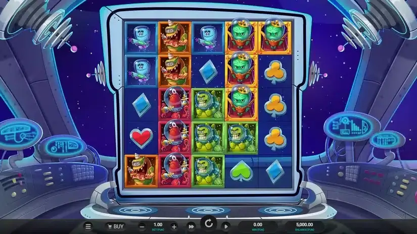 Space Attacks Dream Drop slot screenshot 