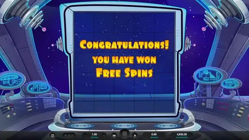 Space Attacks Dream Drop slot screenshot 2