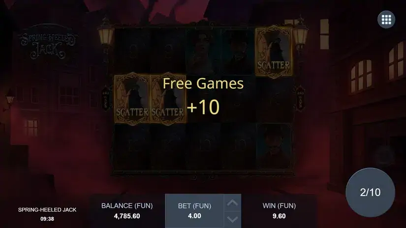 Spring Heeled Jack slot screenshot 7