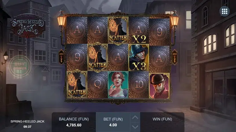 Spring Heeled Jack slot screenshot 3