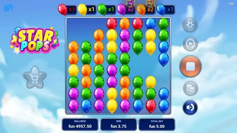 Star Pop slot screenshot 2