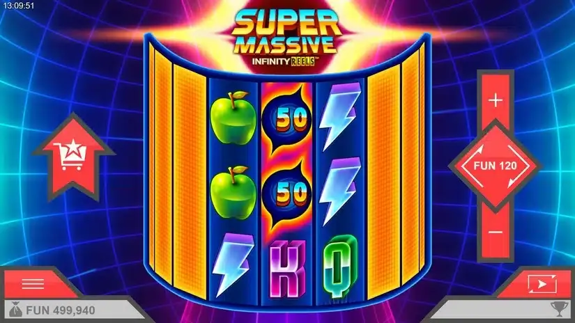 Super Massive Infinity Reels slot screenshot 1