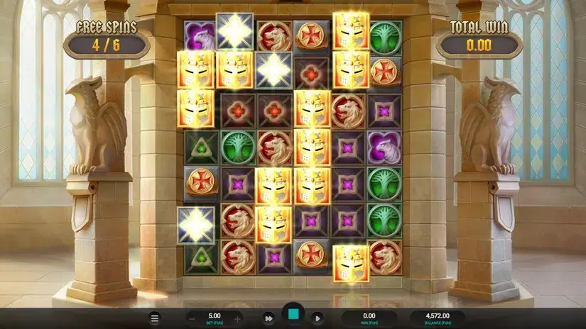 Templar Tumble slot screenshot 3