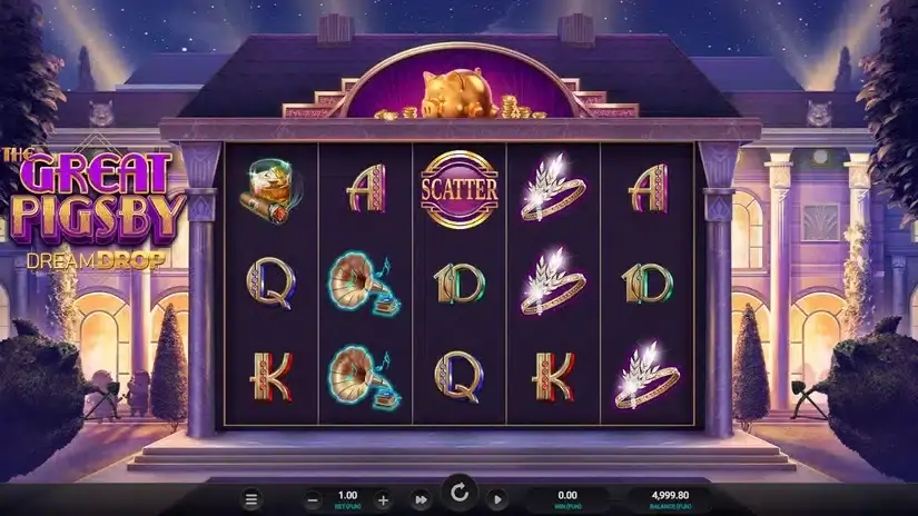 The Great Pigsby Dream Drop slot screenshot 