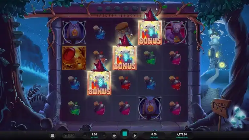 The Sorcerers Shuffle slot screenshot 2