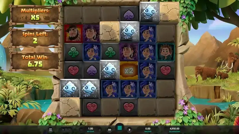 The Tumbles slot screenshot 