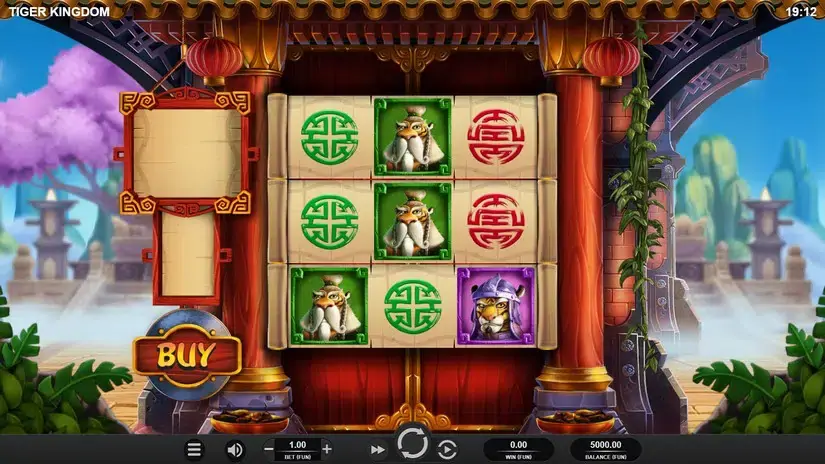 Tiger Kingdom Infinity Reels slot screenshot 