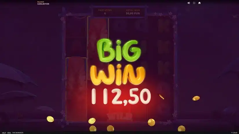 Tiki Bonanza slot screenshot 5