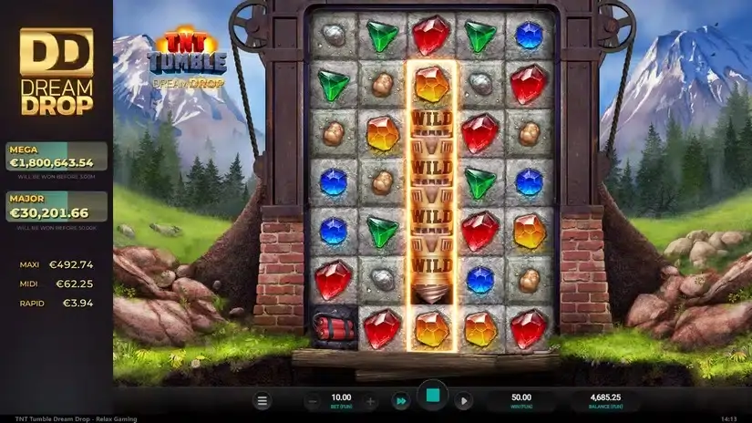TNT Tumble Dream Drop slot screenshot 7