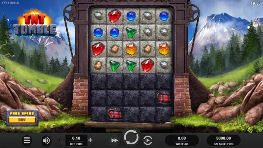 TNT Tumble slot screenshot 1