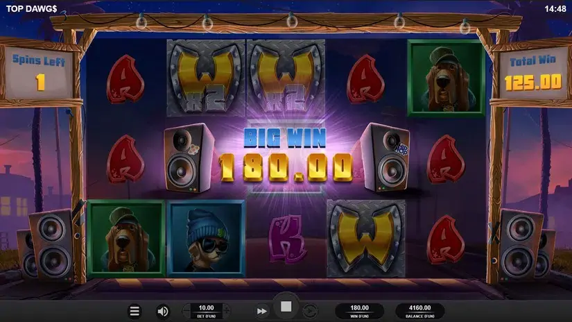 Top Dawg$ slot screenshot 