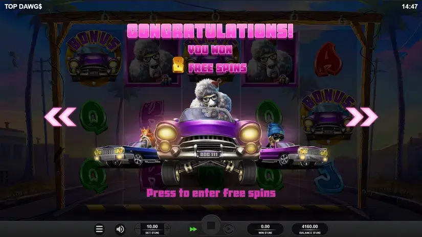 Top Dawg$ slot screenshot 4