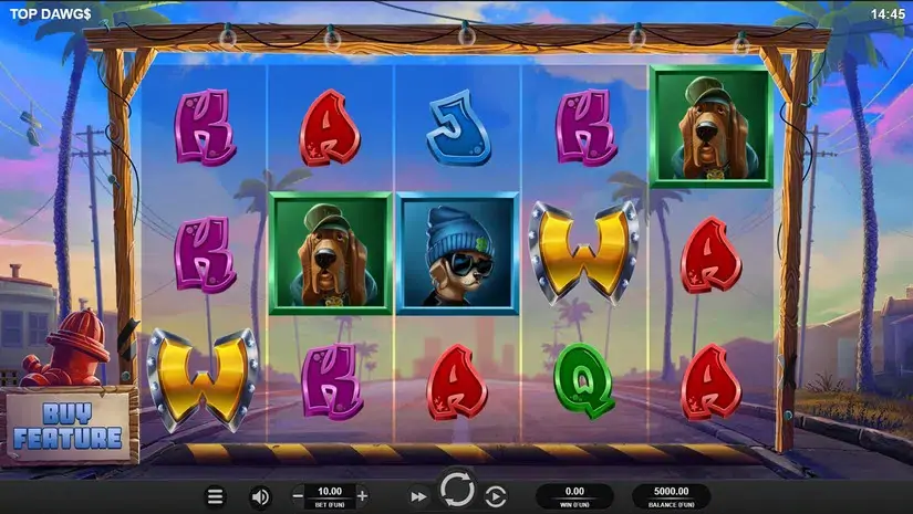Top Dawg$ slot screenshot 