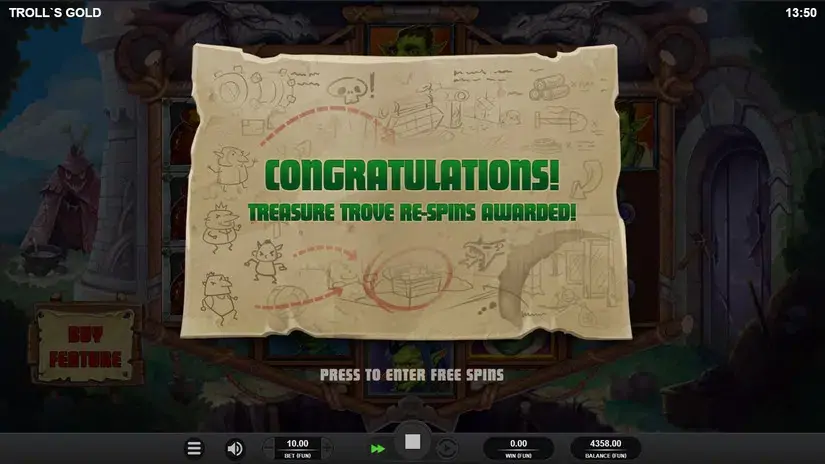 Troll’s Gold slot screenshot 3