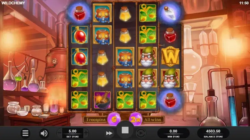 Wildchemy slot screenshot 4
