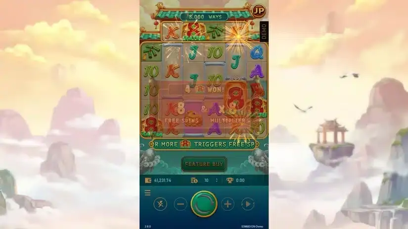 Caishen Fortunes slot screenshot 2