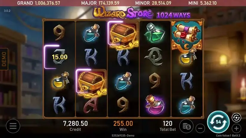 Wizard Store slot screenshot 3