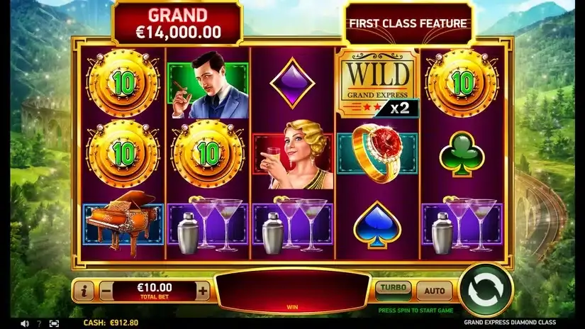 Grand Express Diamond Class slot screenshot 3