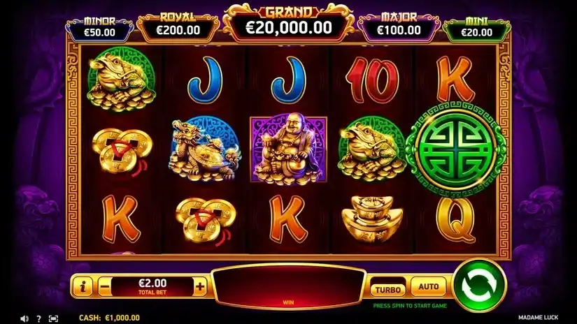 Madame Luck slot screenshot 1