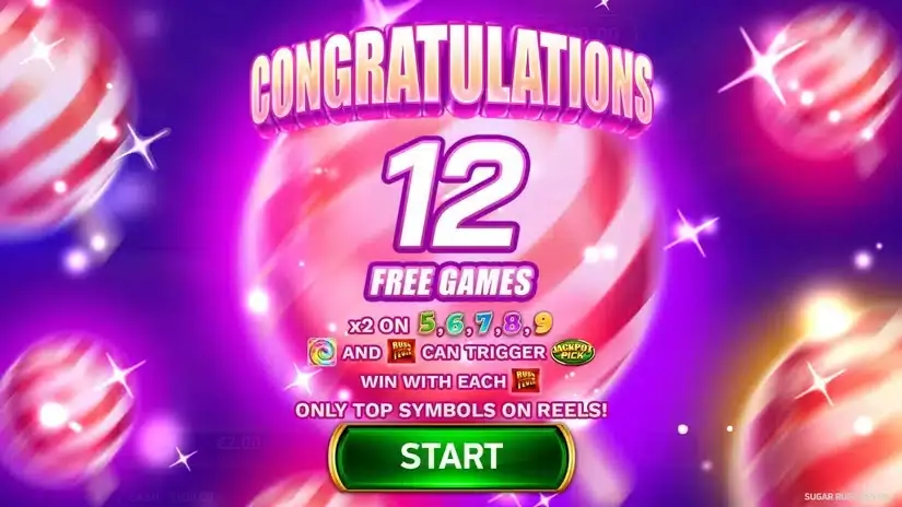 Sugar Rush Fever slot screenshot 3