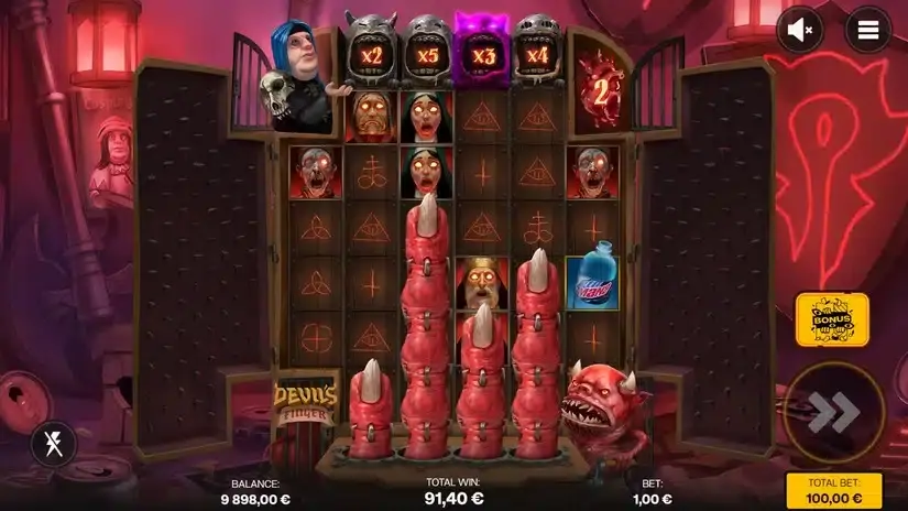 Devil’s Finger slot screenshot 