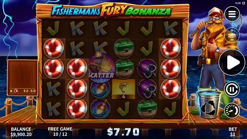 Fisherman’s Fury Bonanza slot screenshot 4
