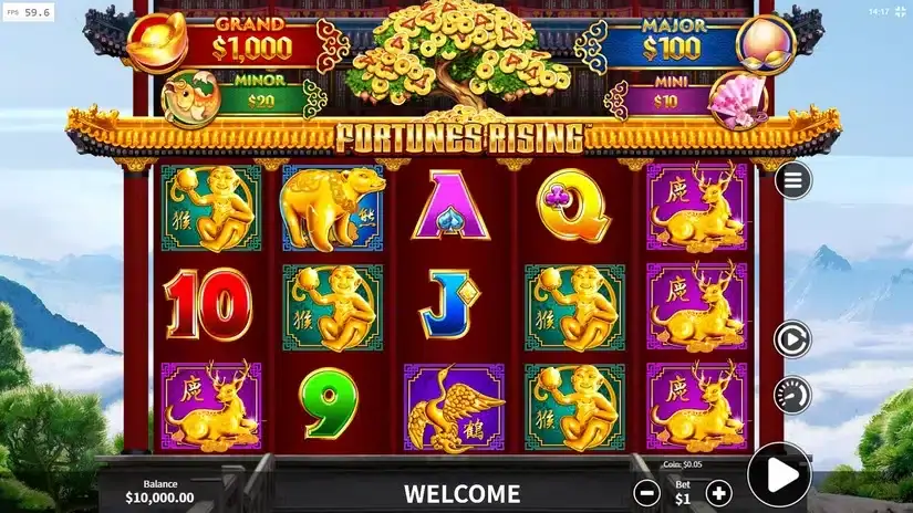 Fortunes Rising slot screenshot 1