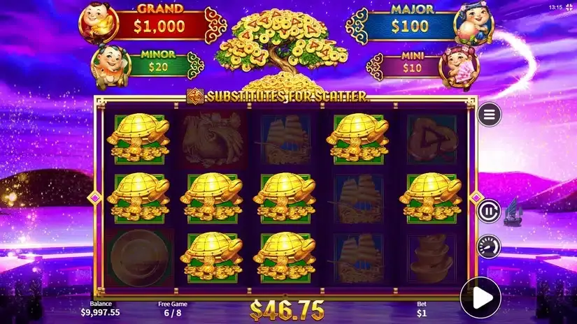 Jin Dynasty slot screenshot 5